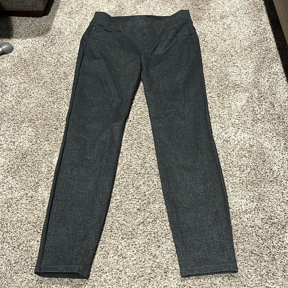 Liverpool Laurie Skinny Pant, Dark Gray - Size 6/28